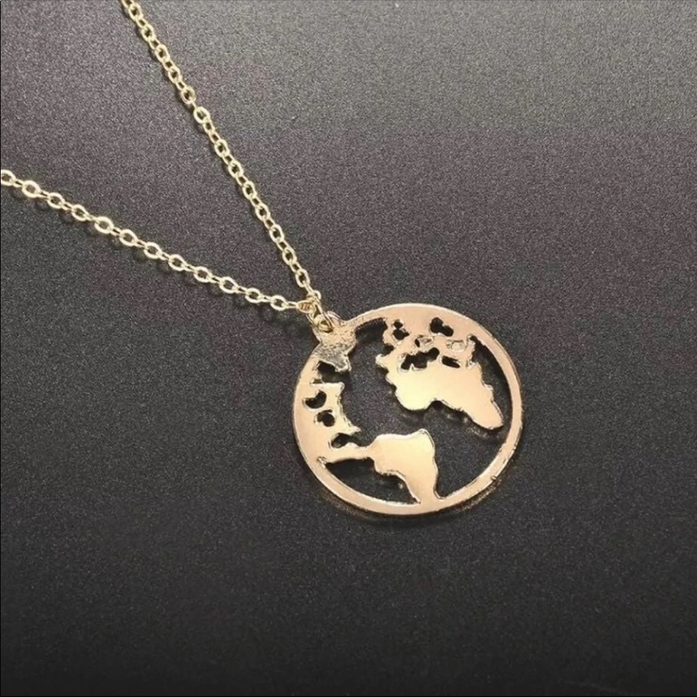 Gold Globe Necklace